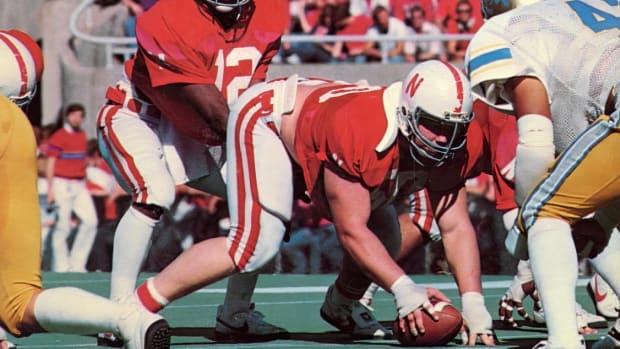 Turner Gill and Dave Rimington vs. Colorado in 1981